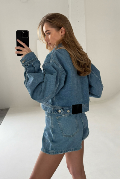 Шорты из денима LIGHT BLUE Label .B, цвет: LIGHT BLUE, Dn.13.3.4241LBL купить онлайн