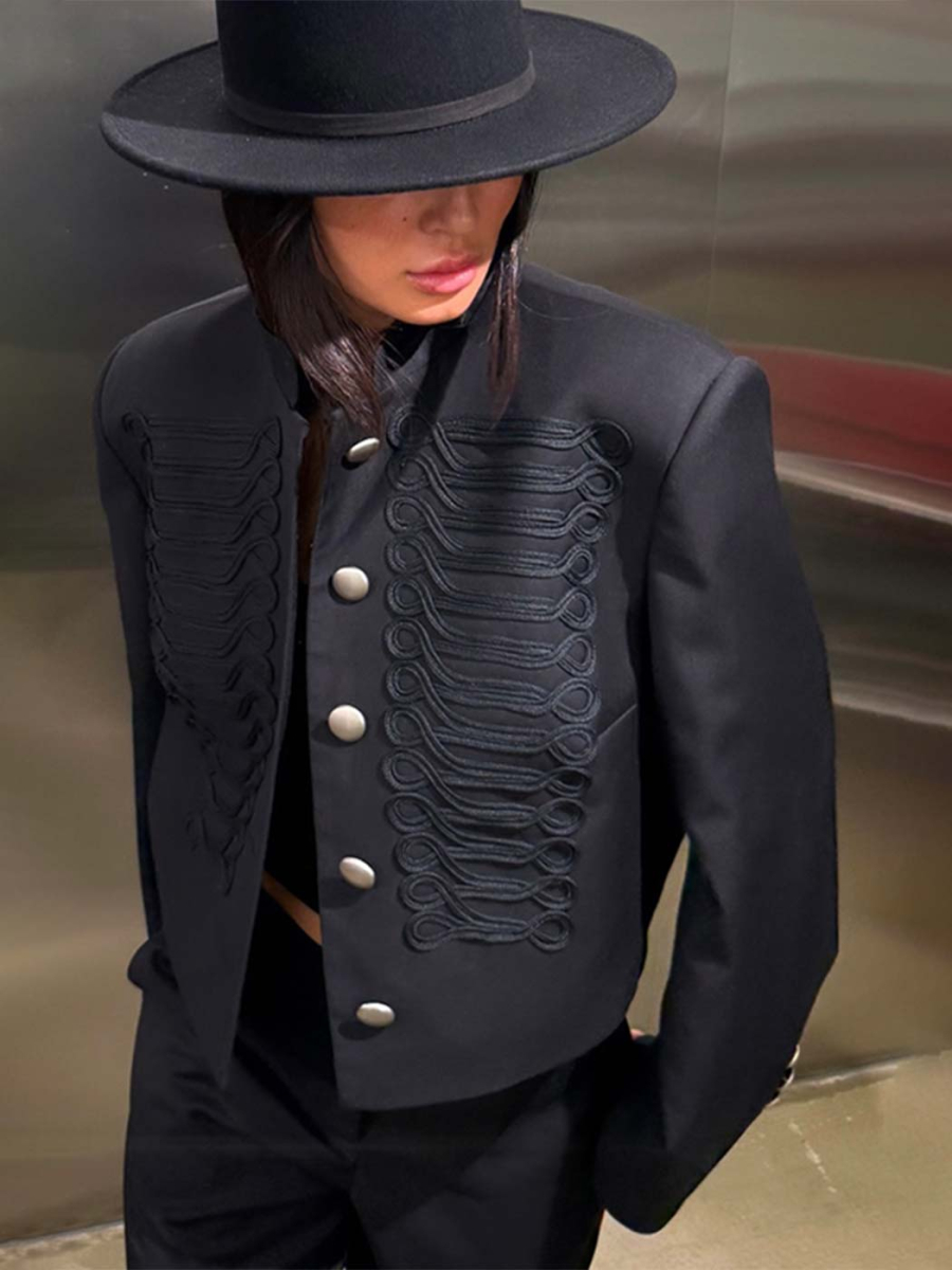 Гусарский жакет ANOTHER SELECT, цвет: Черный, 00194 купить онлайн