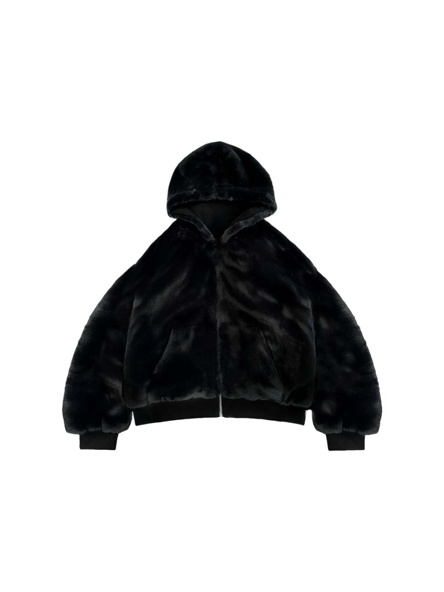 Двухстороннее худи «Сезон дождей» СЕЗОН СЛАВЫ, цвет: Черный, 0GHMGT24025H купить онлайн