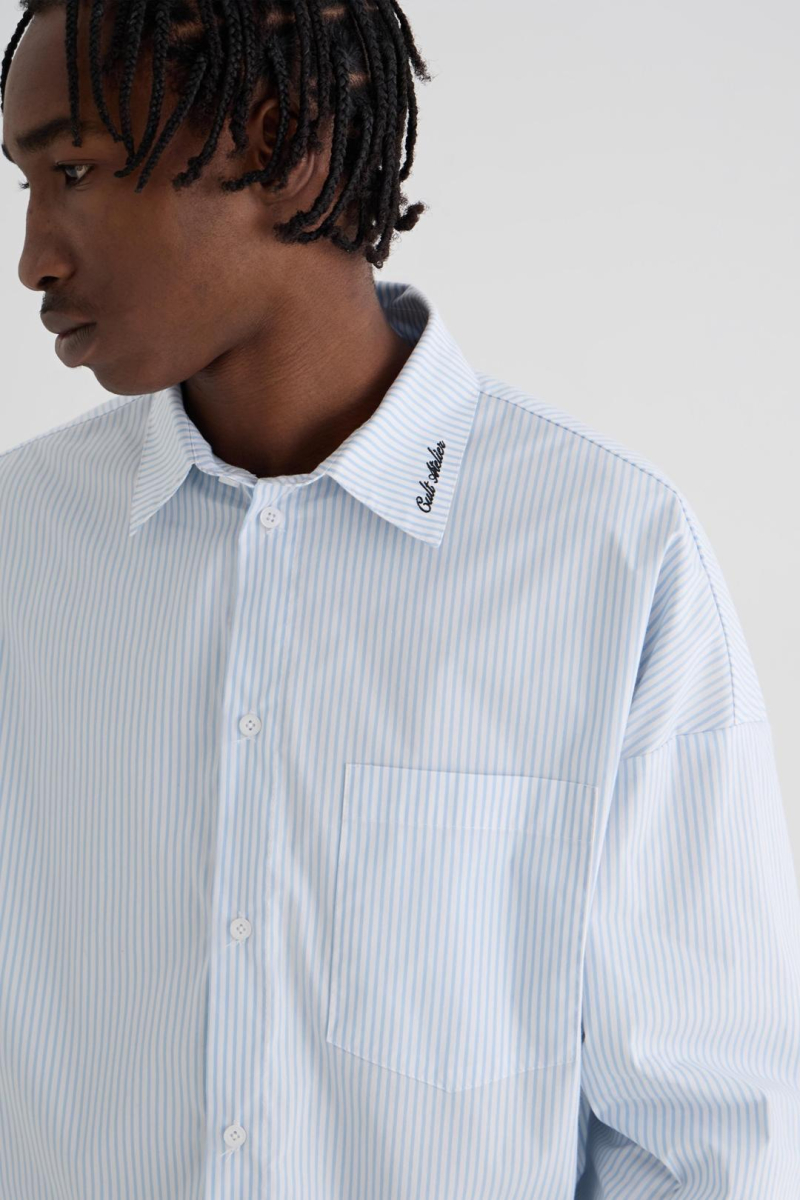 Рубашка Atelier man CULT, цвет: голубой,  купить онлайн