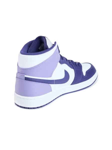 Кроссовки мужские Jordan 1 Mid "Blueberry" NKDADDYS SNEAKERS, цвет: фиолетовый DQ8426-515 купить онлайн