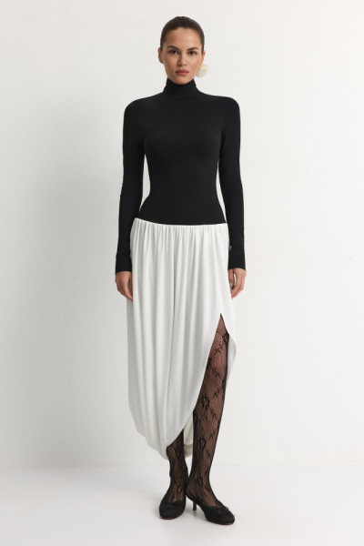 Платье с добавлением вискозы и хлопка