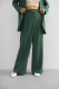 Брюки-палаццо Emerald PURE LINEN, цвет: зеленый  купить онлайн