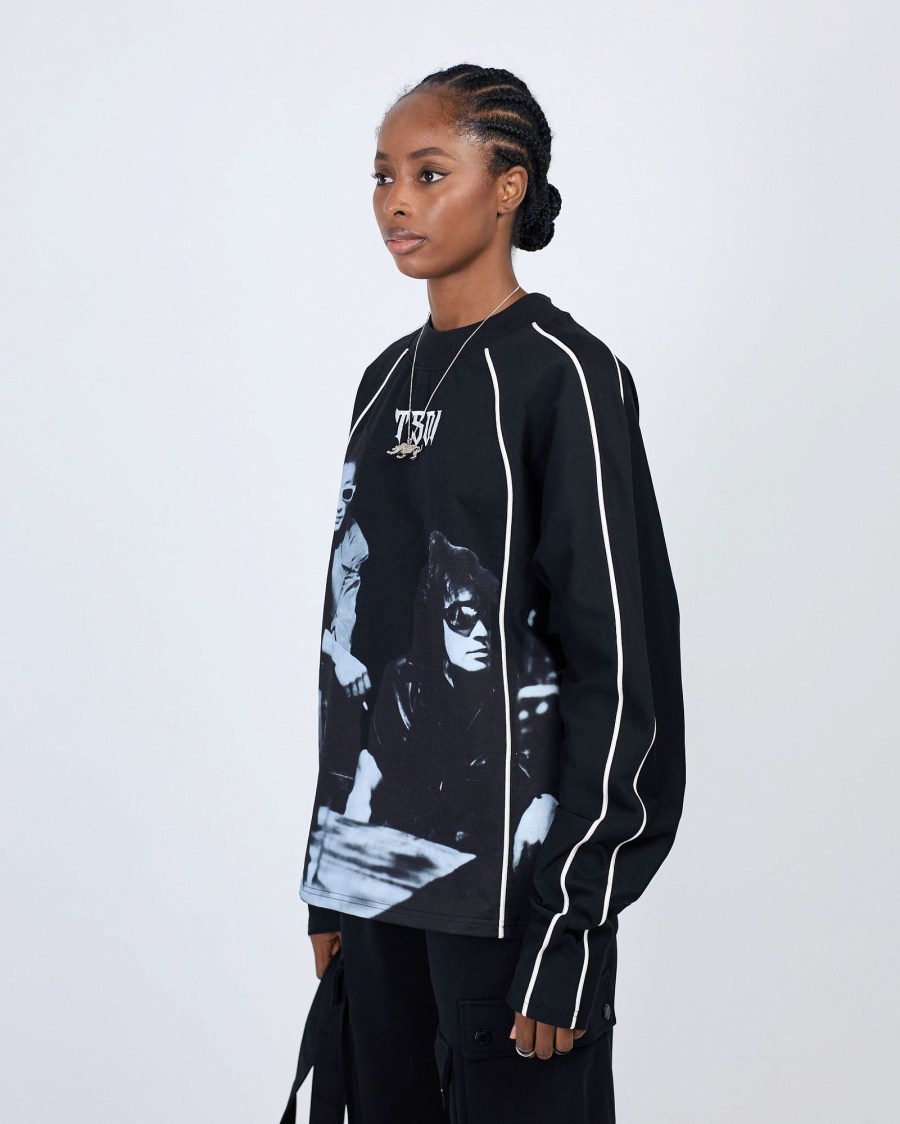 Лонгслив KINO TSOY BLACK ASIA ST 71, цвет: Черный, Ast71.kino-lsleeve-tsoy-bl купить онлайн