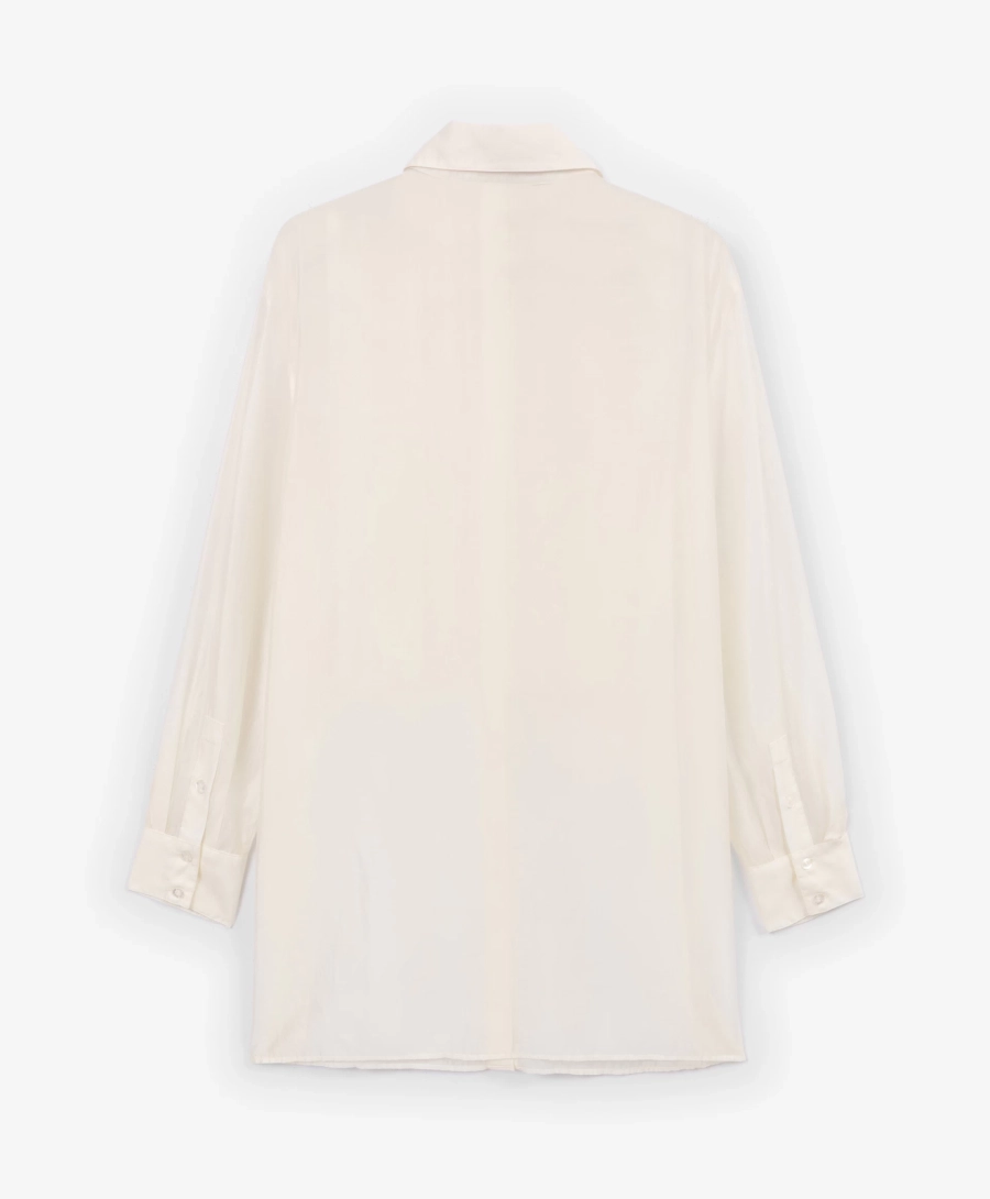 Блузка удлиненная GLVR, цвет: молочный, 225G33GAC2202 купить онлайн