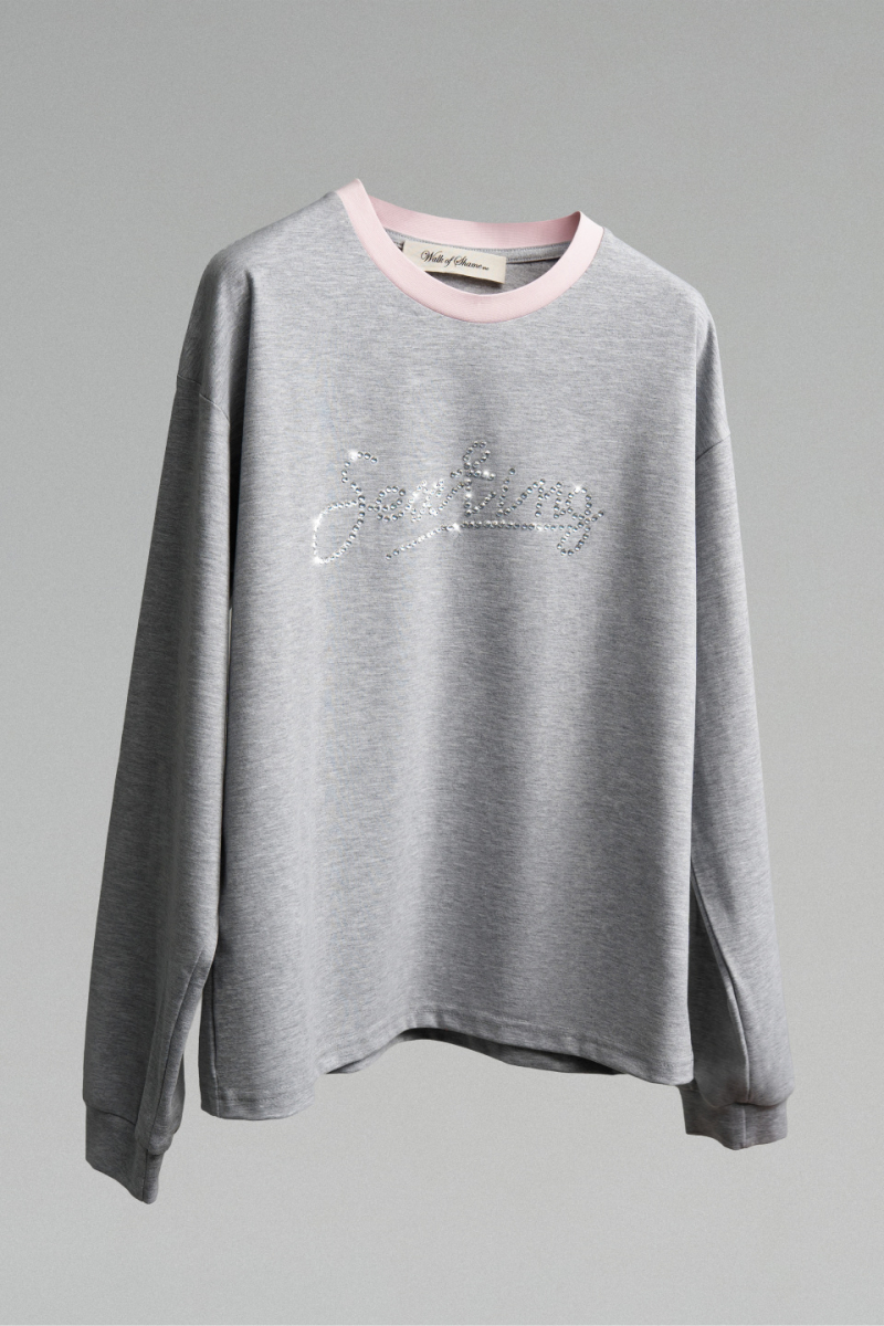 Лонгслив с надписью