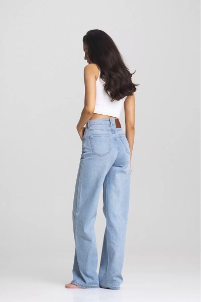 Джинсы Stright Blue Erist store, цвет: голубой, НФ-00002471 купить онлайн