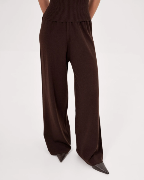Брюки KNITTED DARK CHOCOLATE