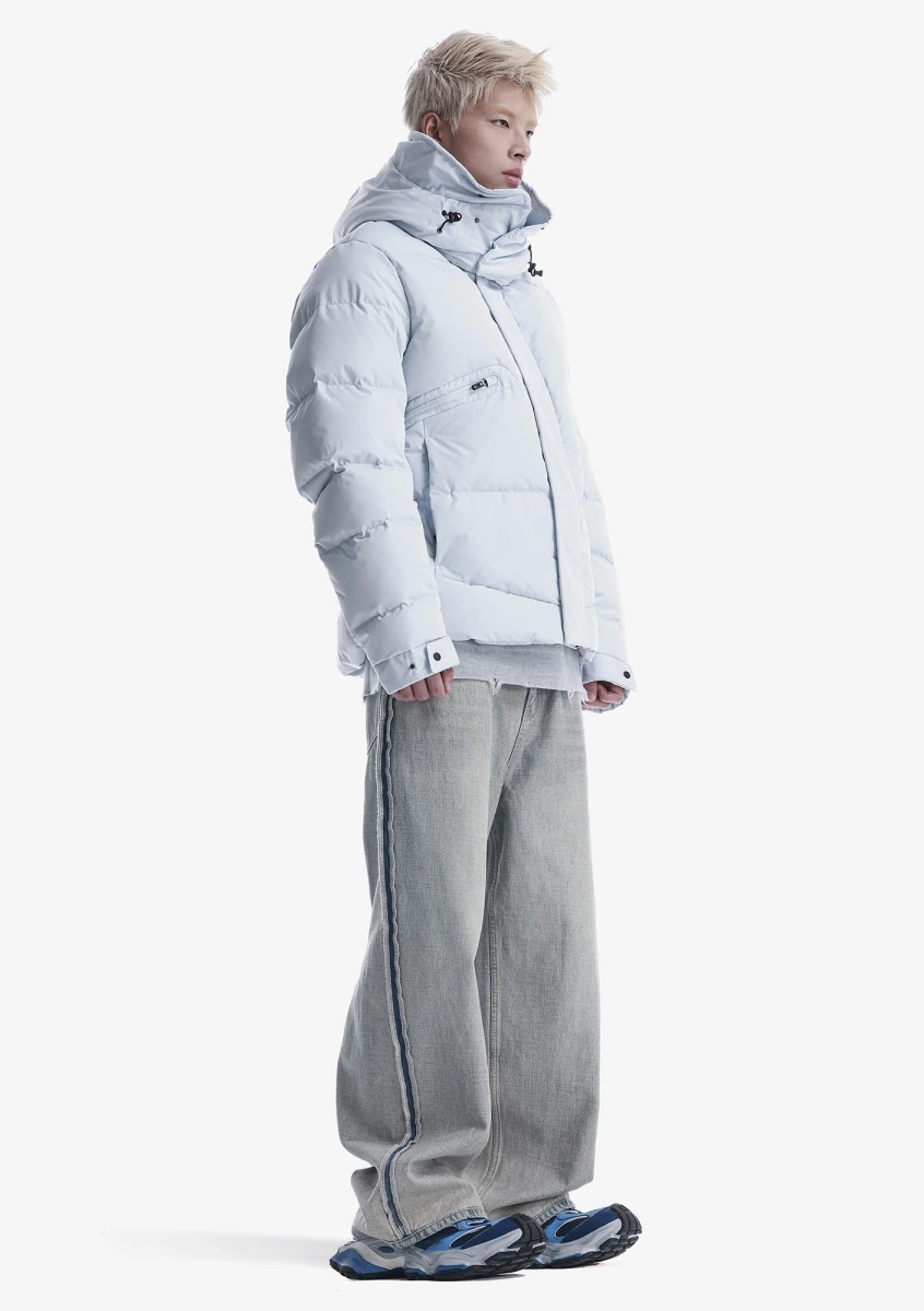 Пуховик AITKEN KRAKATAU, цвет: ледниковый серый, Qm560-35 купить онлайн