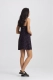 Платье мини на регулируемых бретелях Floral Black
