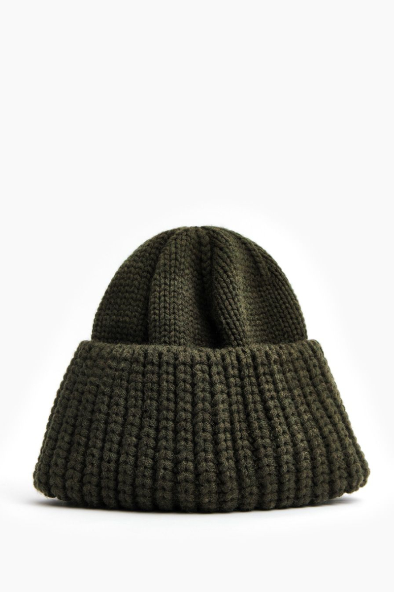 Шапка из смесовой шерсти мериноса TOPTOP, цвет: хаки TT.601.15344.510 купить онлайн