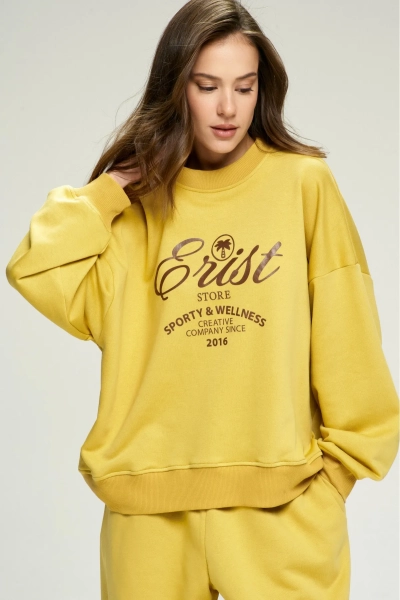 Свитшот Wellness Soft Yellow Erist store, цвет: Желтый, НФ-00002807 купить онлайн