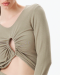 Платье DRAPE M31DESIGN, цвет: olive РТ-00000319 |новая коллекция купить онлайн