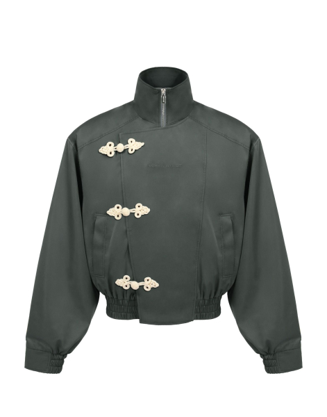 Куртка с боковыми защипами SORRY, I’M NOT, цвет: зеленый,  купить онлайн