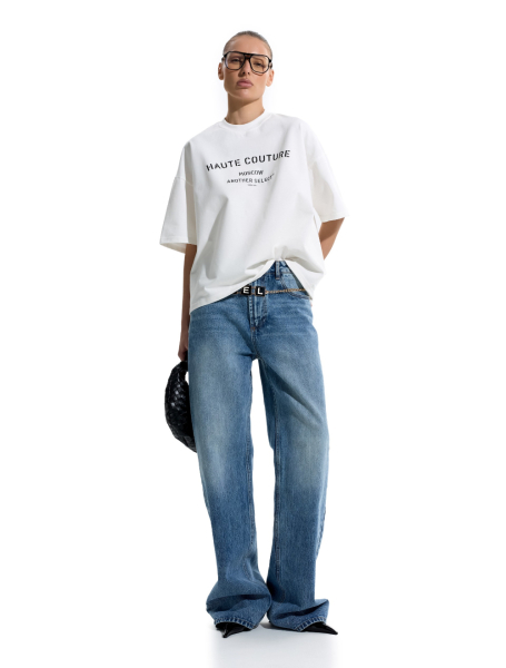 Футболка "От кутюр" ANOTHER SELECT, цвет: белый, 00150 купить онлайн