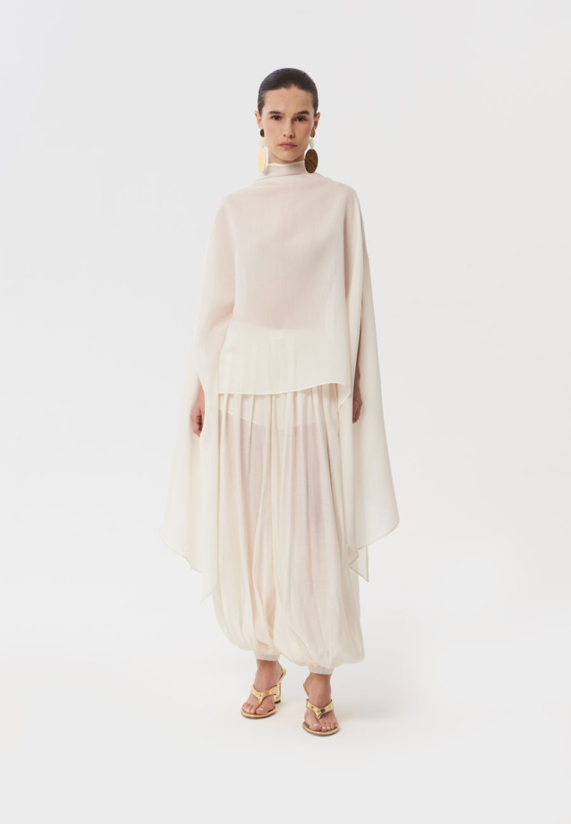 Блуза-кейп «The Sleepers» CHUBA, цвет: молочный,  купить онлайн