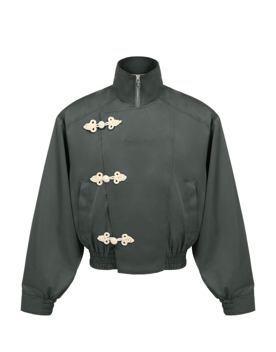 Куртка с боковыми защипами SORRY, I’M NOT, цвет: зеленый,  купить онлайн