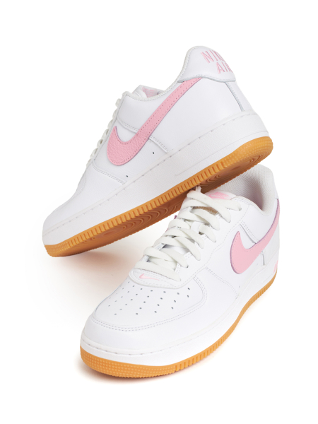 Кроссовки мужские Nike Air Force 1 Low Retro "Pink Gum" NKDADDYS SNEAKERS, цвет: белый DM0576-101 купить онлайн