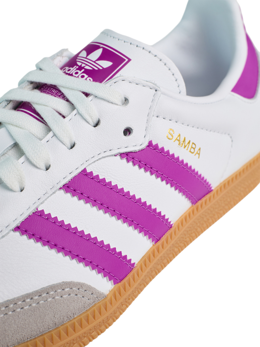 Кроссовки унисекс Adidas Samba OG "White Pink" NKDADDYS SNEAKERS, цвет: белый IH2873 купить онлайн