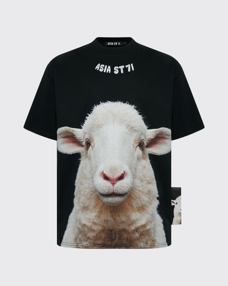 Футболка LUNA & SHEEP 300 GR BLACK ASIA ST 71, цвет: Черный, Ast71.tt-luna-sheep-black купить онлайн