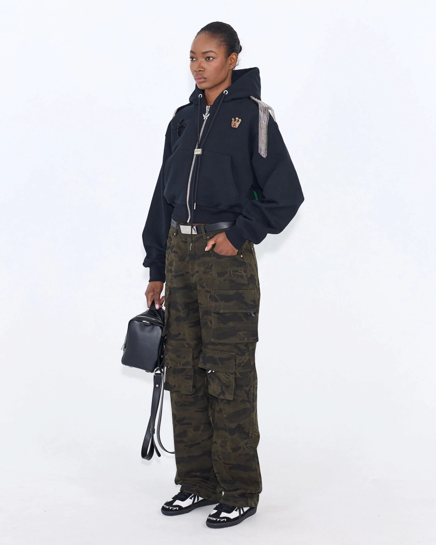 Джинсы-карго камуфляж ASIA ST 71, цвет: зеленый,  купить онлайн