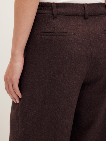 Брюки из шерсти Chaika, цвет: коричневый AW25PA01-45 |новая коллекция купить онлайн