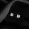Серьги Tosya premium с квадратными фианитами Diamond