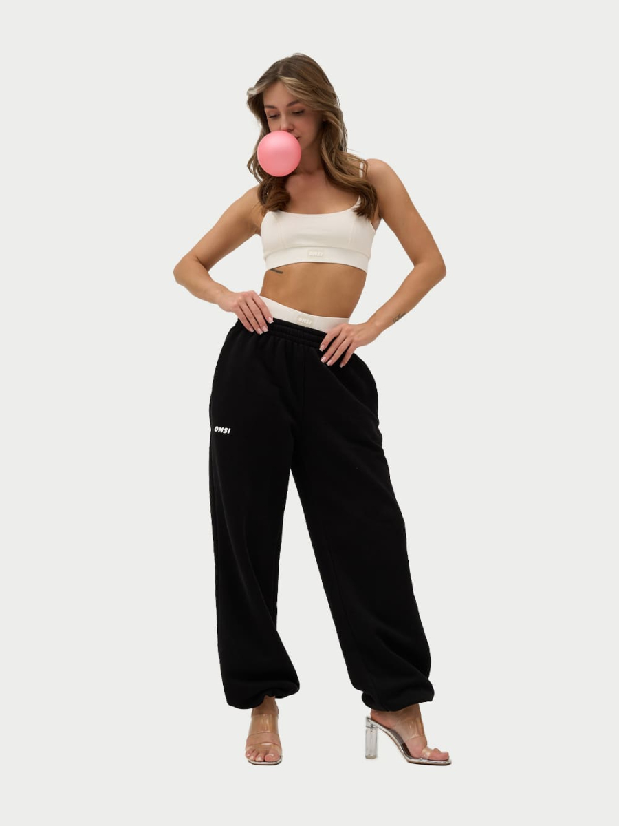 Брюки с застёжкой утепленные ONSI, цвет: black,  купить онлайн