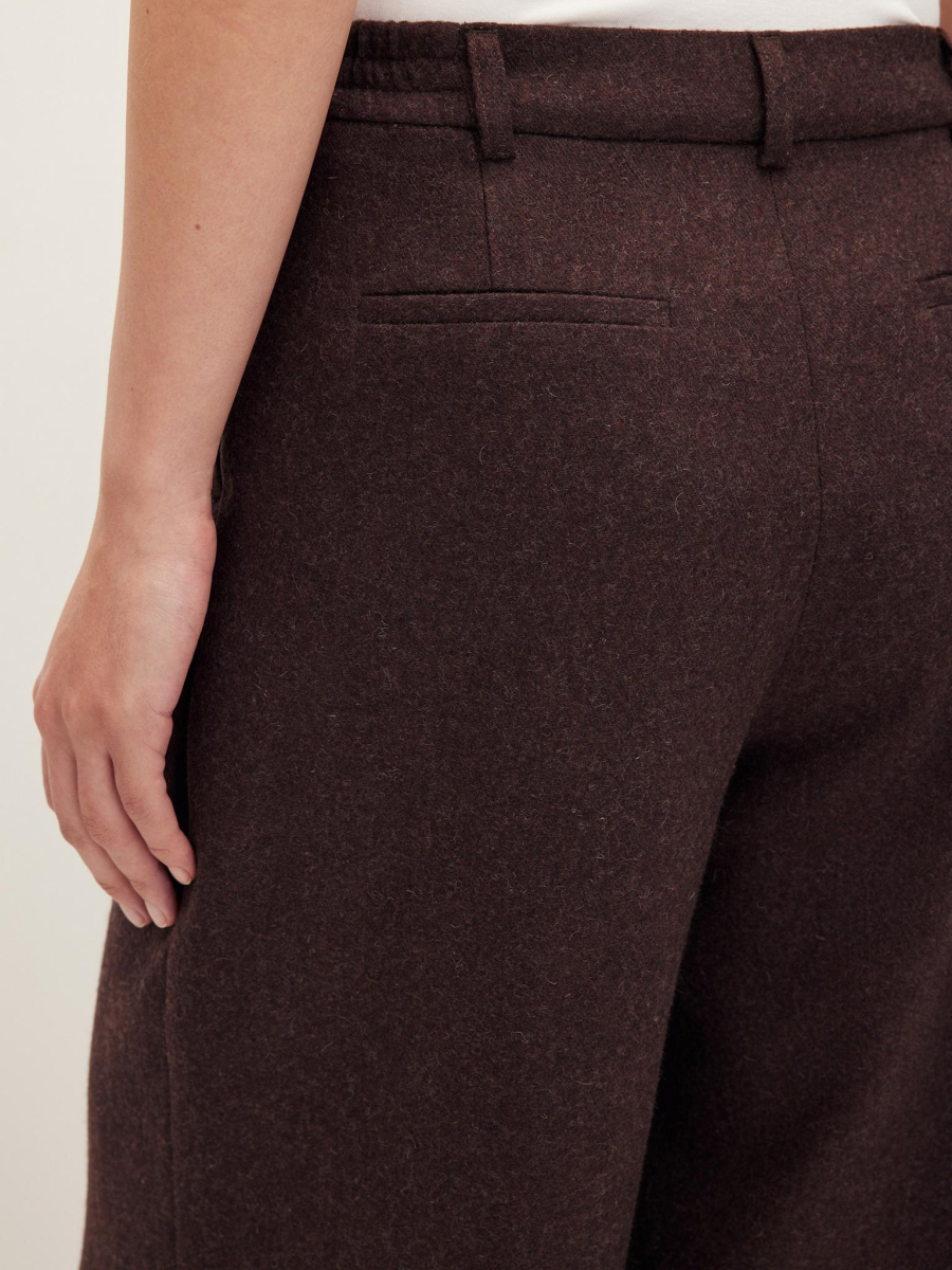 Брюки из шерсти Chaika, цвет: коричневый AW25PA01-45 |новая коллекция купить онлайн