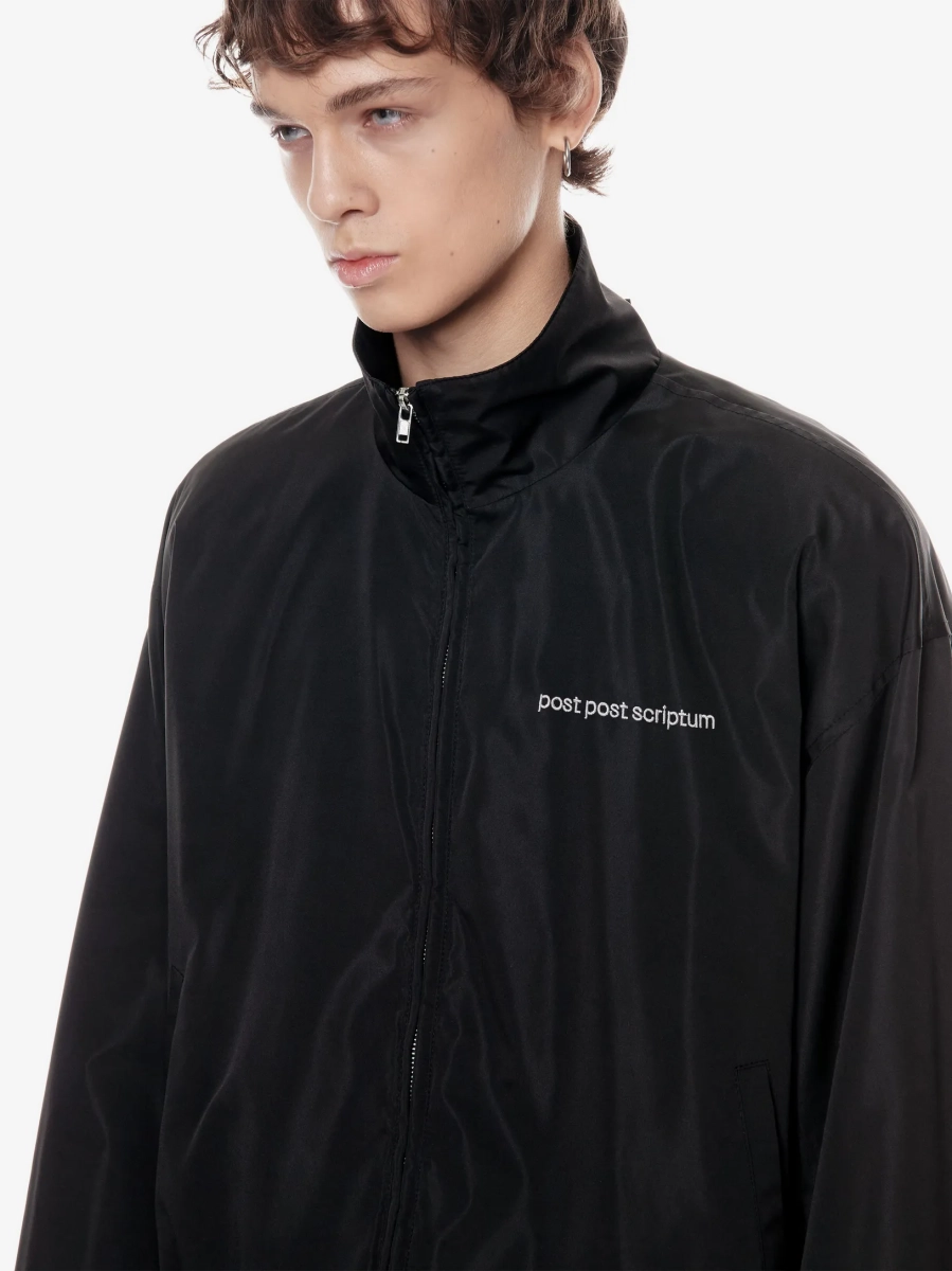 Олимпийка с увеличенной линией плеча POST POST SCRIPTUM, цвет: Черный,  купить онлайн