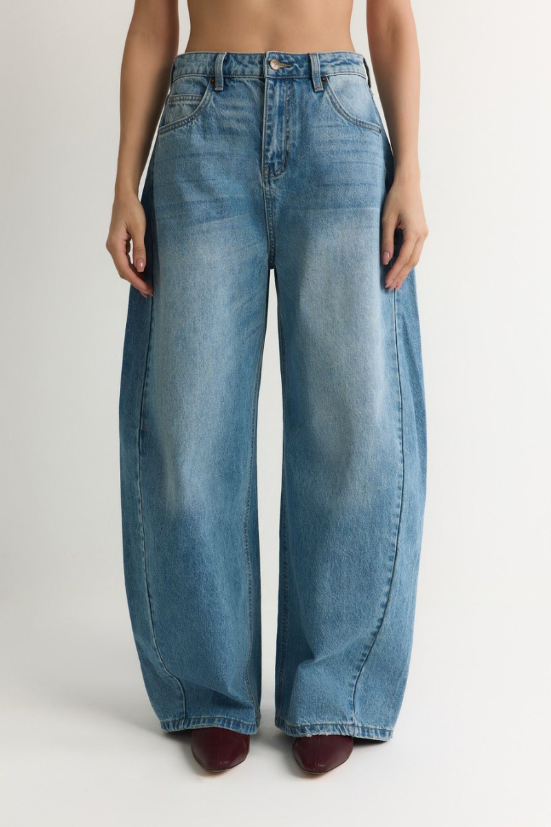 Джинсы из 100% хлопка TOPTOP, цвет: голубой, TT.036.18849.600 купить онлайн