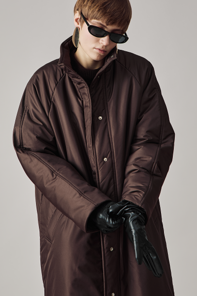 Пуховик MIA AIM, цвет: шоколадный, MIA458 купить онлайн