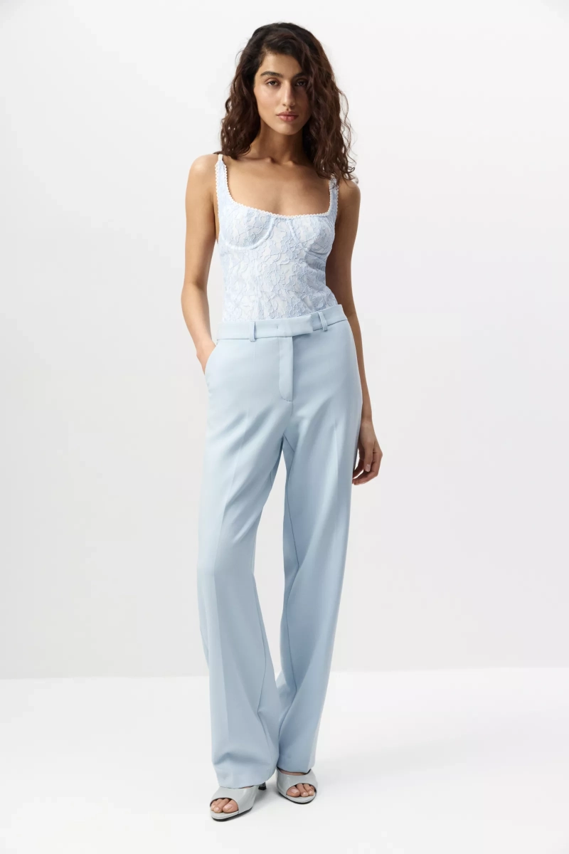 Боди из кружева Charmstore, цвет: голубой, 103-476112-668 купить онлайн