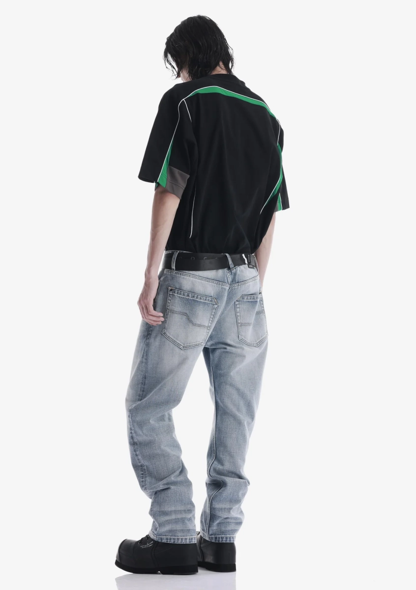 Свободные джинсы KRAKATAU, цвет: бледно-голубой, Rm238-63 купить онлайн