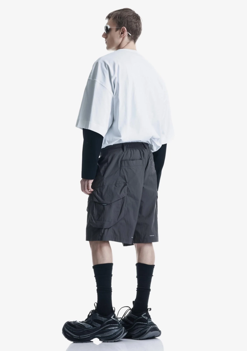 Свободная футболка с логотипом KRAKATAU, цвет: белый, Tm142-4 купить онлайн