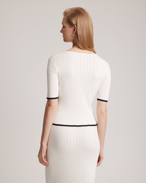 Топ To be Blossom, цвет: WHITE, 131429 купить онлайн