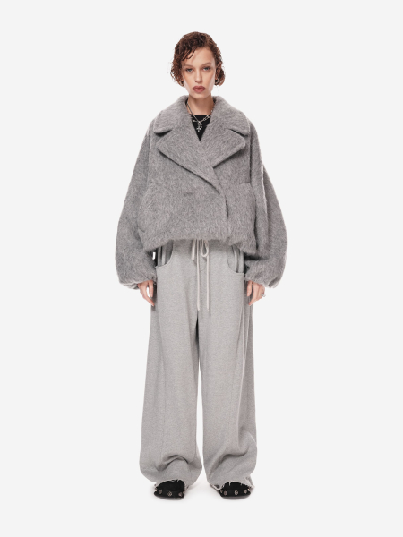Пальто из фактурной шерсти ‘ Block coat ‘ p.p.s., цвет: серый меланж, 1005.00.00.GRY купить онлайн
