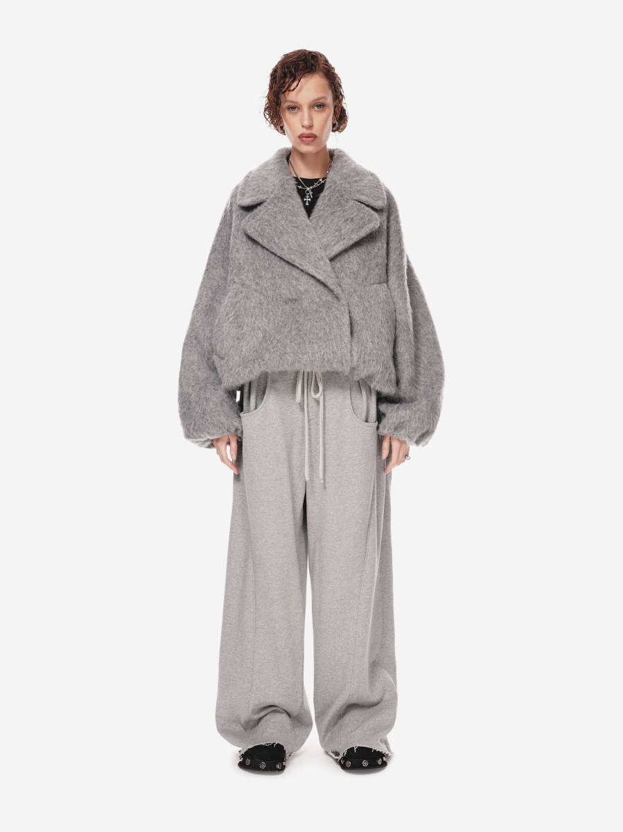 Пальто из фактурной шерсти ‘ Block coat ‘ p.p.s., цвет: серый меланж, 1005.00.00.GRY купить онлайн