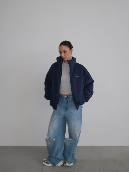 Куртка «Ретро» MIARTLAND, цвет: синий, НФ-00000778 купить онлайн