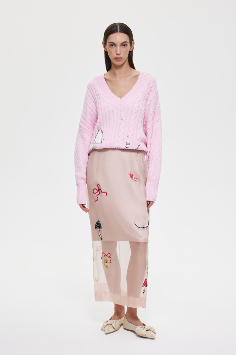 Джемпер DREAMS BY ALENA AKHMADULLINA, цвет: розовый, 225104140304462/410000 купить онлайн