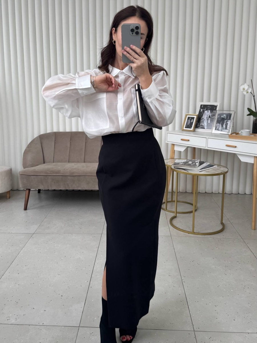 Блуза-рубашка воздушная