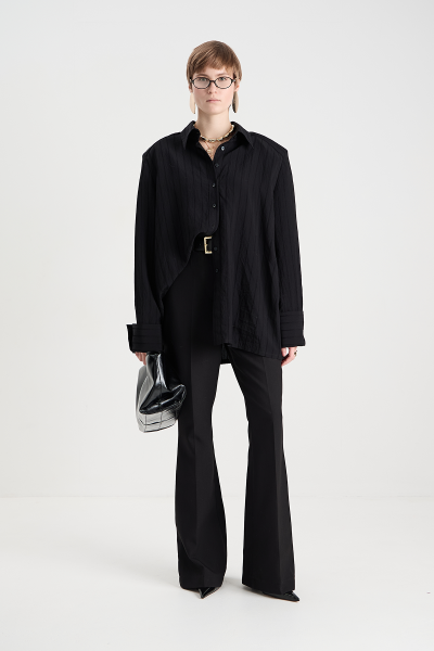 Блуза в полоску MIA AIM, цвет: Черный, MIA705 купить онлайн