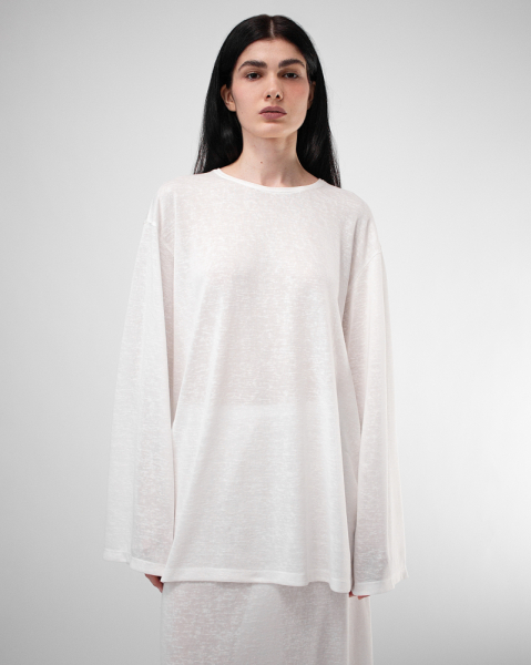 Лонгслив oversize из вискозы
