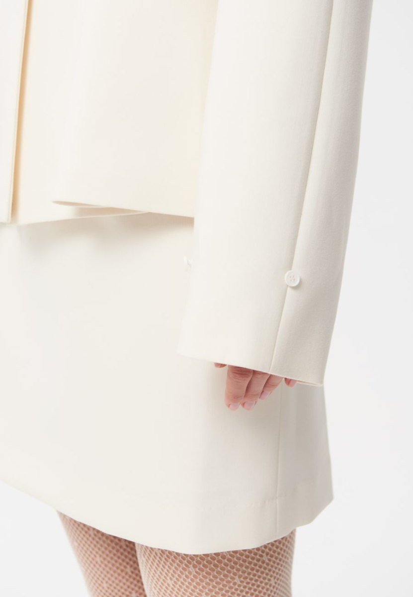 Жакет с мехом "Secret" CHUBA, цвет: молочный,  купить онлайн