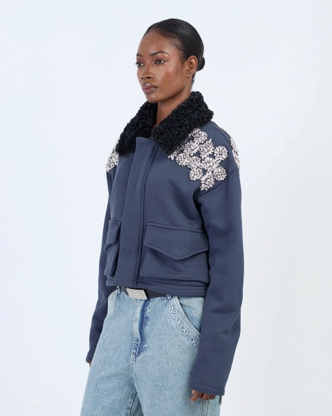 Жакет STONES CROPPED PARIS GREY ASIA ST 71, цвет: серый, Ast71.jacket-stones-grey-crop купить онлайн