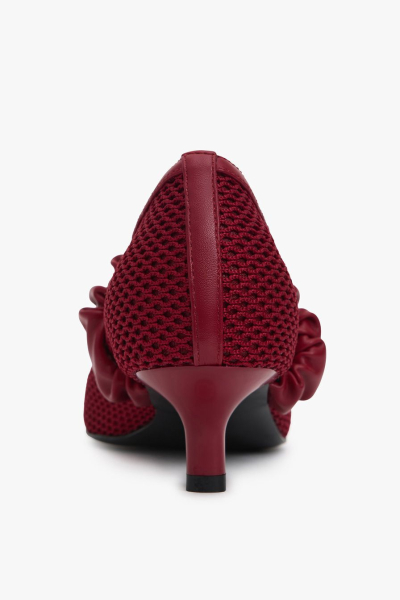 Туфли из сетки Lera Nena, цвет: Бордовый LNU.104.19123.330 купить онлайн