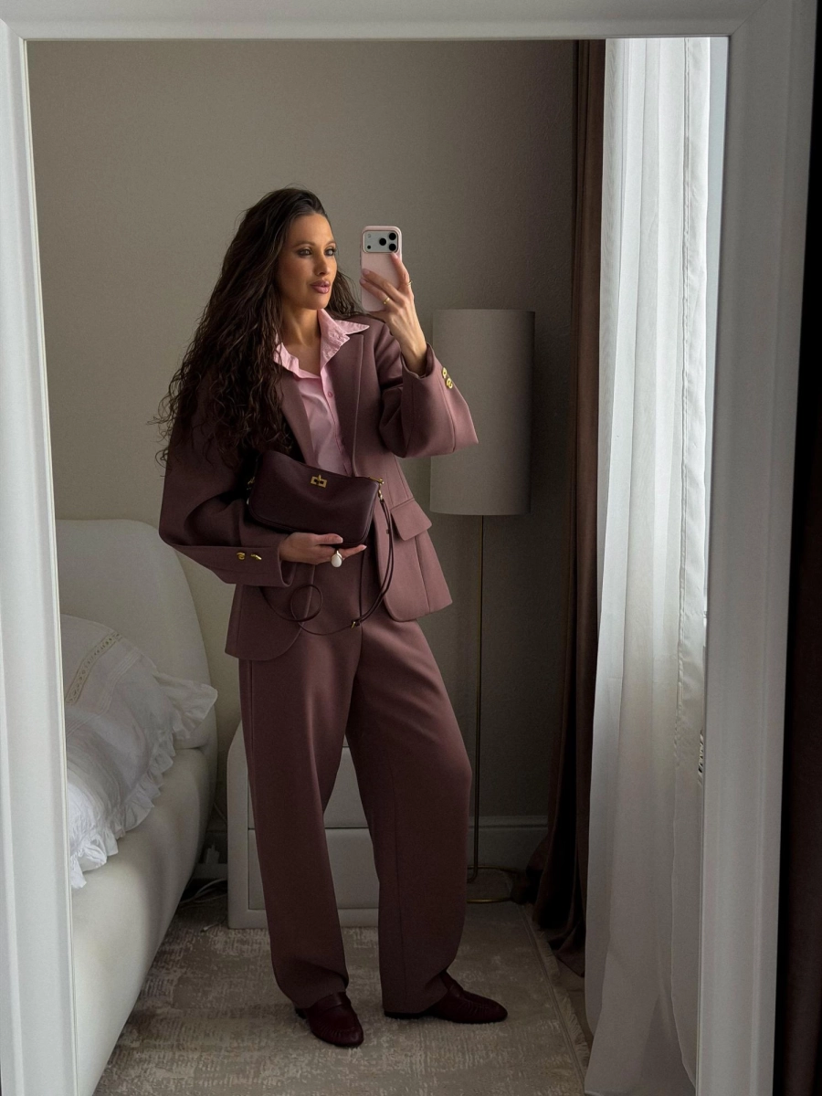 Сумка Сандра багет brand salad, цвет: вино J-704-PHR 7275 купить онлайн