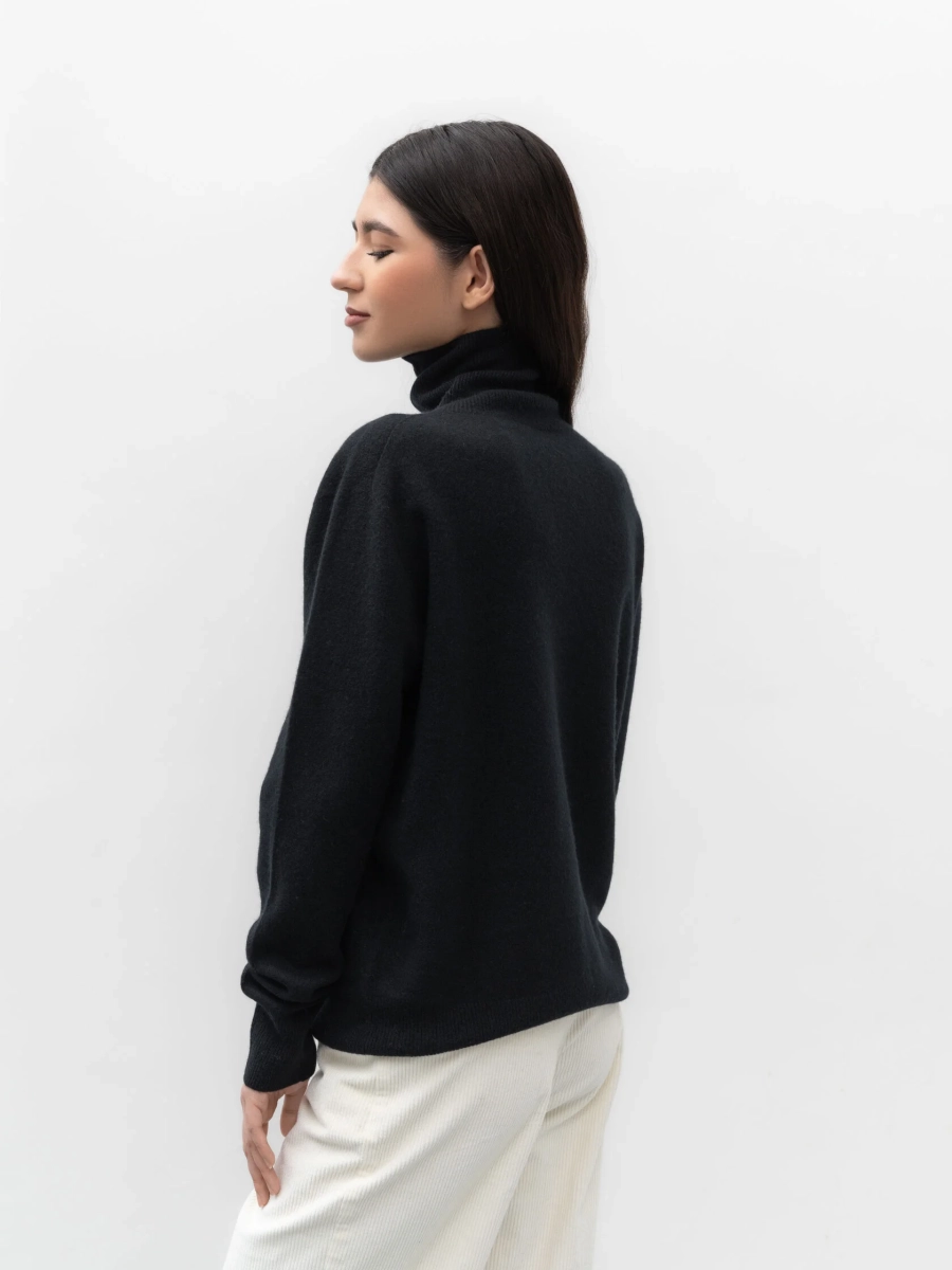 Водолазка из шерсти с кашемиром TRES, цвет: Черный, НФ-00002441 купить онлайн