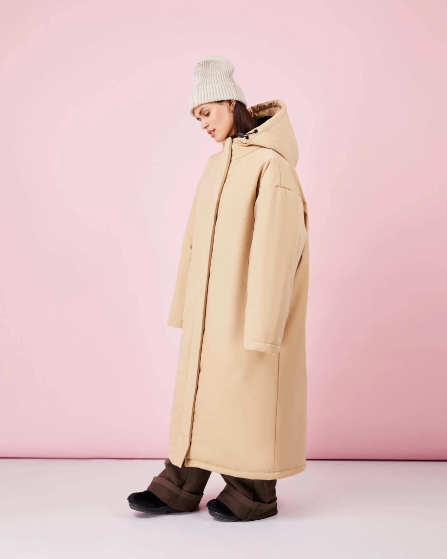 Плащ "Идеальный тренч" TABOO, цвет: бежевый, PLIT купить онлайн