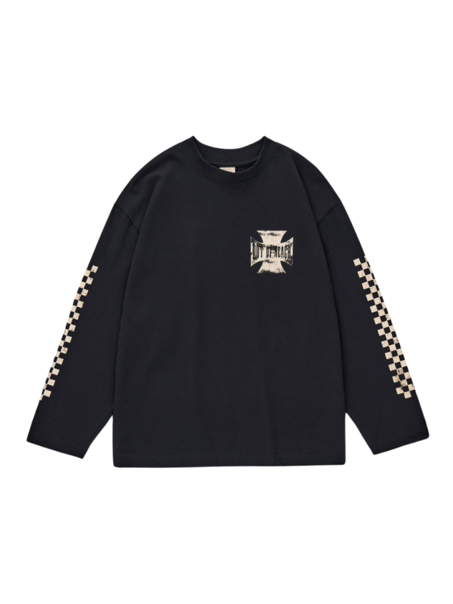 Лонгслив "X" FRHT&OUT OF REACH, цвет: Черный, LSXXXBLLK купить онлайн